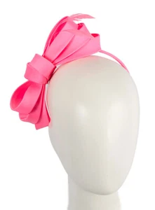 Hot Pink bow spring racing fascinator Max Alexander 100% AU Family Business - Picture 1 of 5