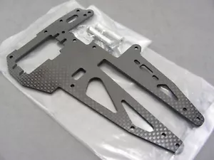 Vintage Original HPI Nitro RS4 RTR Racer Carbon Fiber Graphite Upper Radio Tray - Picture 1 of 8