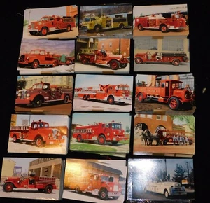 TRES GROS LOT 850 CARTES POSTALES CAMIONS POMPIERS U.S.A. ETATS UNIS - NEUVES - Bild 1 von 12