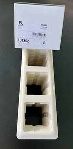 Berker Modul 2 weiß glänzend 3-fach Rahmen 101302 cremeweiß 21778 Dreifach 3er - Bild 1 von 4