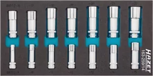 HAZET Steckschlüssel-einsatz-satz 10mm 3/8 " -tractionsprofil 14-teilig 163-2 - Picture 1 of 1