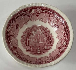 Mason’s Vista Red/Pink Ironstone England - 6” Cereal Bowl - Picture 1 of 9
