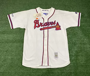 Vintage Starter Cooperstown Mens Milwaukee Braves Baseball Jersey Size XL W Tags - Picture 1 of 16