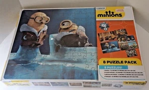 Minions 8 (100 Stück) Puzzle Pack Set Linsenboden BRANDNEU fabrikversiegelt - Bild 1 von 2