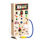 Christmas Baby  Wooden Busy Board With Led Light Sensory1893