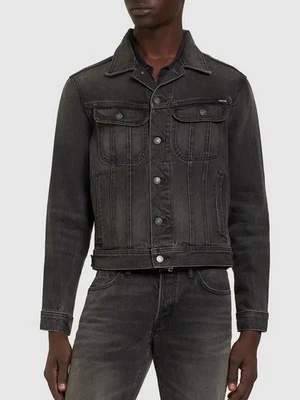 $1,990 TOM FORD Chaqueta Denim Lavada Negra Gris M Mediana EE. UU. Foto 1 de 4