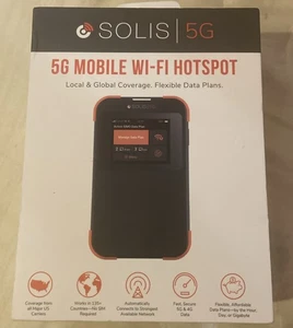 SIMO Solis 5G WiFi Mobile Hotspot for Travel, Local & International Coverage - Picture 1 of 3
