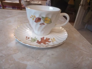 SCIO Autumn Leaf Cup and Saucer(s) Unused 7 available - Picture 1 of 5