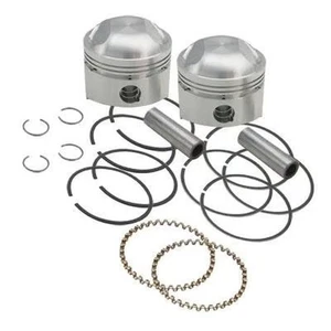 S&amp;S Forged Piston Kit (74ci - Standard Bore 3 7/16in 8:1 Low Compression - Picture 1 of 4