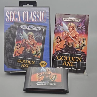Golden Axe Sega Genesis Sega Classics Complete Refurbished Excellent - Image 1 of 4