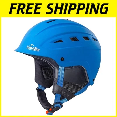Casco de snowboard azul mate - compatible con audio Foto 1 de 4