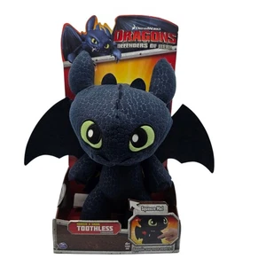 Peluche DreamWorks Dragons Defenders of Berk Toothless Squeeze & Growl 2013 Nuevo - Imagen 1 de 6