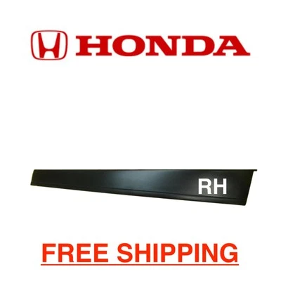 Moldura de puerta de ventana lateral trasera derecha del pasajero genuino Honda Civic Sedán 2001-2005 Foto 1 de 2