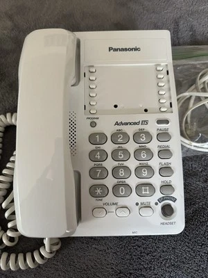 Panasonic KX-TS105W Corded Phone - Image 1 of 4