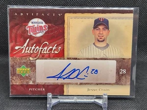 2007 UD Artifacts JESSE CRAIN #AF-JC AUTO AUTOFACTS Minnesota TWINS - Picture 1 of 2