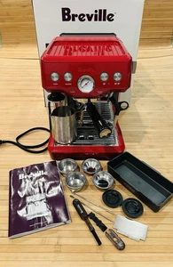 Breville l'infusore Macchina da espresso - Rossa con tutti gli accessori per ricambi - Foto 1 di 12