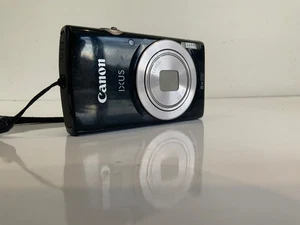 Canon IXUS 185 Digital Camera CCD Digicam 20MP 8x Zoom Black Spares And Repairs - Picture 1 of 11