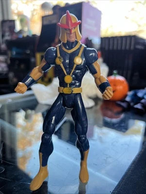 Figura de acción de juguete Hasbro Marvel Ultimate Spider-Man Human Rocket NOVA 6" Foto 1 de 3