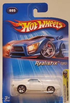 2005 Hot Wheels 1969 Firebird T/A [First Editions Series] 5/20 White - Image 1 of 2