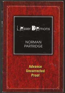NORMAN PARTRIDGE Lesser Demons. Subterranean Press, 2010. Advance proof. Stories - Picture 1 of 2