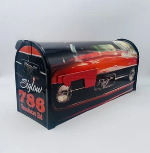 Muscle car custom mailbox Gift For Dad, New Mailbox For Mom - Picture 1 of 16