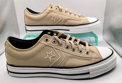 Converse Star Player 76 Ox Discontinued Nutty Granola/Vintage White Sz UK 7.5 - image 1 of 4