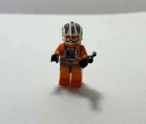 Lego Zev Senesca Rebel Pilot Minifigure Star Wars With Blaster 8089 Figure - Picture 1 of 5