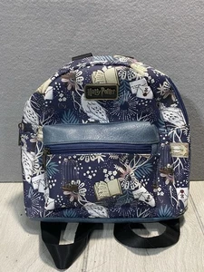Wizarding Word Harry Potter Floral Toss Hedwig Letter Mini Backpack VG - Picture 1 of 7