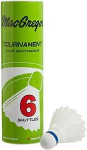 MacGregor Mac Nylon Badminton Birdie 6/Tube - Picture 1 of 5
