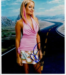 RARE IMAGE! “Candidly Nicole" Nicole Richie Hand Signed 8X10 Color Photo COA - Picture 1 of 2
