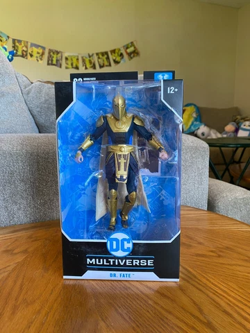 NIB 2021 McFarlane Toys DC Multiverse Dr. Fate Injustice 2 figure w/trading card Cover