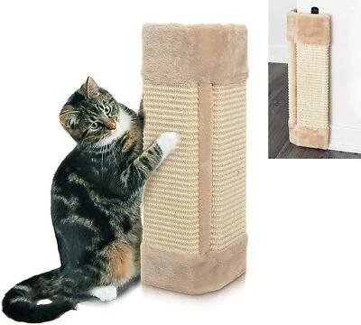 DIVCHI ECKE SISAL WANDKRATZER HAUSTIER KÄTZCHEN KATZEN HÄNGEND KATZE KRATZBAUM BRETT