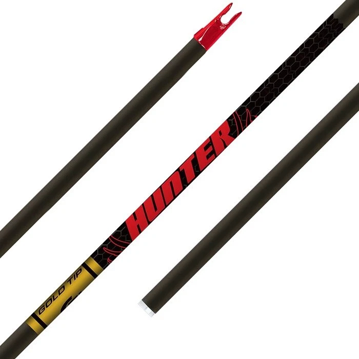 Gold Tip Arrows Hunter Black 300 1 Dozen Bare Shafts #87690 - Image 1 of 1