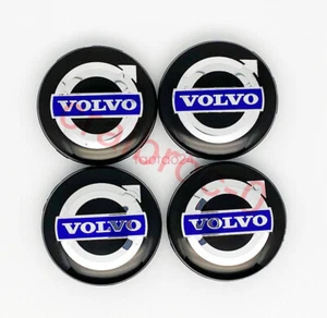 4pcs Wheel Center Cap Hub For Volvo V40 V90 S40 S60 S80 XC60 XC70 XC90 64mm - Picture 1 of 3