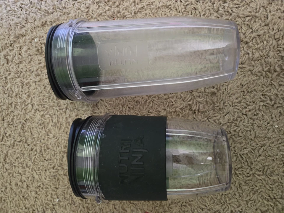 Original Ninja 18oz Nutri Ninja And 24oz Ninja Blender Replacement Cups And Lids - Image 1 of 2
