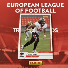 PANINI European League of Football 2023 CARD BA-39 JOHN TAVAI 58 Helvetic Guards