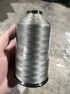 Earth Grey Embroidery Thread 8Oz Made in USA by A&E T30 Bonded 10-spools - Image 1 of 2