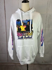 NUEVO CON ETIQUETAS Rue21 Boys In The Good Sudadera con Capucha Unisex Blanca Ropa de Calle Talla S - Imagen 1 de 6