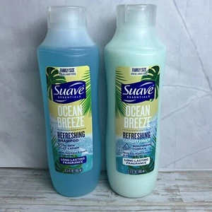 Suave Essentials Ocean Breeze Refreshing Shampoo & Conditioner 22.5 fl oz Each - Picture 1 of 7