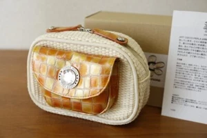 COCCO FIORE Kombibeutel mit Swarovski Glas Mandarine - Bild 1 von 3