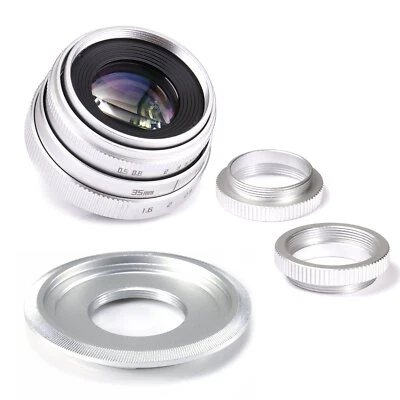 Mini 35mm f1.6 Lens for APS-C sensor Sony a6300 a6000 a5100 a5000 a3500 a6500 S - Image 1 of 4