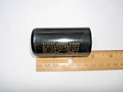 RV Air Conditioner Capacitor 88-108uF 250V Coleman RVAir AirXcel 1497-085 - Image 1 of 3