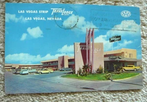 Las Vegas Nevada NV- 1969 Travelodge Motel Full Color Postcard  - Posted - Picture 1 of 2