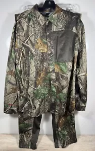 Large Gander Mountain Guide Series Mesh Realtree Camo Hunting Pant & Shirt Set - Picture 1 of 24