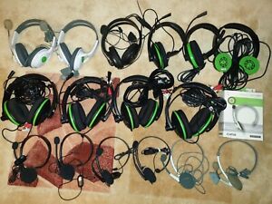 Xbox 360 16x headset, headphone job lot bundle