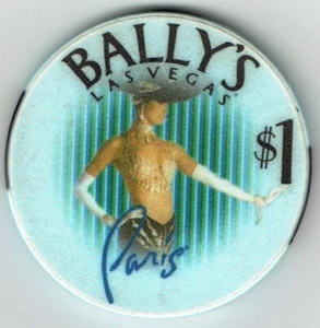 Bally's Hotel/Casino & Paris Hotel/Casino - Las Vegas - 1 $ Chip - 2002 - Bild 1 von 2