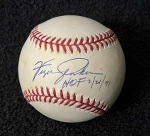 Fergie Jenkins HOF 91 Autographed Signed Vintage ONL BASEBALL - Picture 1 of 2