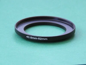 40.5mm-52mm Stepping Step Up Male-Female Filter Ring Adapter 40.5mm-52mm - Picture 1 of 2