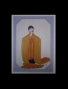 ERTE Gaby Deslys star 1915 Theatrical Costume 12x9" Pub 1979 Art Print - Picture 1 of 5