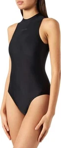 Speedo Damen Essential Bodysuit Flex Badeanzug Badeanzug schwarz brandneu mit Etikett - Bild 1 von 14